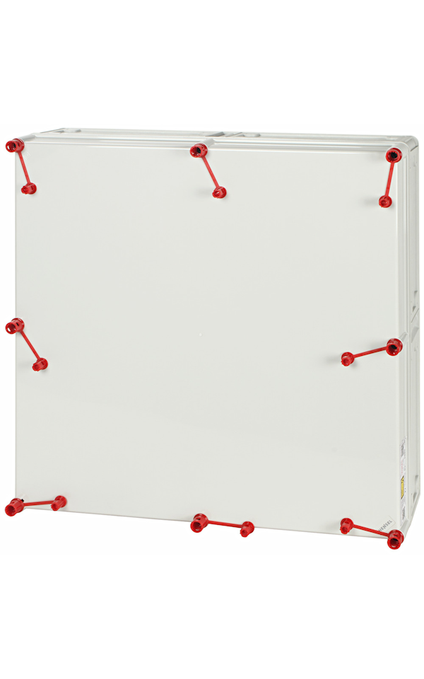 Hensel Mi 0801-CS üres szekrénymodul, 600 × 600 mm, teli fedéllel